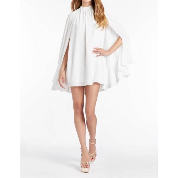 Amanda Uprichard Sancerre Mini Dress in Ivory - Picture 2 of 7